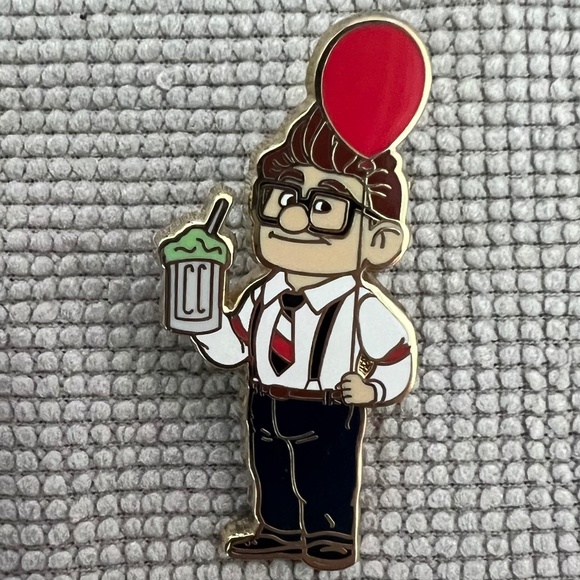Disney DSSH DSF Up Young Carl Fredricksen Pin Trader Delight  Young Carl Up LE 500 PTD Pin Trader\'s Delight Disney Pixar Red Balloon DSSH DSF